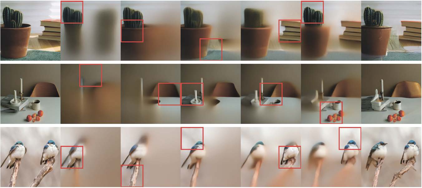 Compositional reconstruction over crop sequence